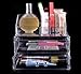New Cosmetic Jewellery Rack Makeup Organizer Box Case Clear 2 Storage Drawers