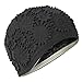 Produktbild Black Daisy Flower Ladies Swimming Hat Bathing Cap Fashy
