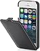 Produktbild StilGut Leder-Hülle kompatibel mit iPhone 5/5s/iPhone SE UltraSlim, Schwarz - Nappa