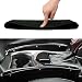 Leather Car Seat Gap Filler, Fubarbar Car Seat Side Console Slit Caddy Catcher Storage Box Pad Pocket Premium Quality Leather Stop Before Drop (Black, 2 Pack)