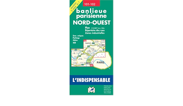 Amazon Fr Plan De Ville Paris Banlieue Nord Ouest Plans Indispensable Livres