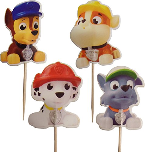 Paw Patrol-Kuchen-Toppers (Packung mit 24)