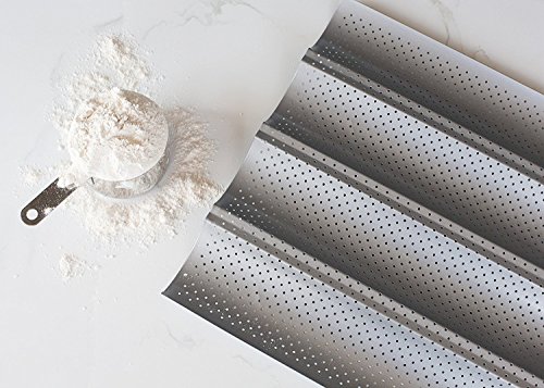 Fanaticism 4 Mulden Baguette-Backblech, 38*33*2.5cm, Antihaft - 3