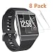 Produktbild Fitbit Ionic Displayschutz Schutzfolien [8 Packs], Vollständige Abdeckung für Fitbit Ionic Health & Fitness Smartwatch, Willingood Fitbit Ionic blasenfreier Film