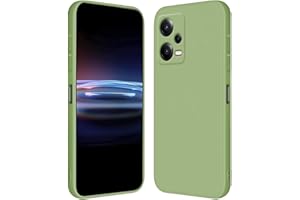 RankOne Funda para Redmi Note 12 Pro 5G (6.67" Inches) Carcasa de Silicona de TPU Suave - Verde Matcha