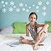 Price comparison product image Supertogether White Snow Flake Wall Stickers - Frozen Bedroom Theme Decals (Pack of 30)