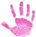 Baby's Touch Baby Safe Reusable Hand & Foot Print Ink Pads - PINK