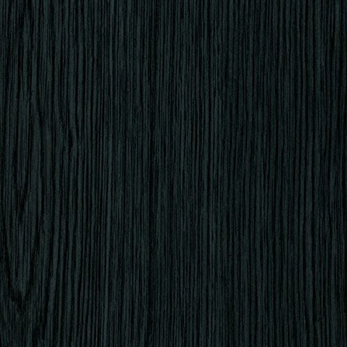 Linea Hogar Selbstklebefolie Klebefolie Möbelfolie Dekofolie Blackwood Holz schwarz "Gofrado, negro" 300 x 67,5cm