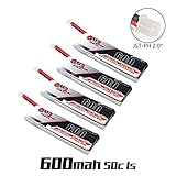 lipo 1s 6000 Conector: JST-PH 2.0 AKA Powerwhoop mCPX Connector