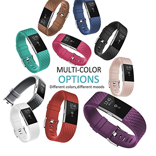 Ersatz Fitbit Charge 2 Armbänd, BeneStellar Ersatz Spezielle 3D Texturen Armband für Fitbit Charge 2 - 5