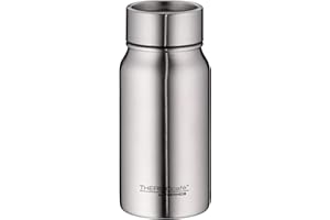 THERMOcafé by THERMOS TC DRINKING MUG stainless steel mat 0,35l, Thermobecher Edelstahl, Isolierbecher, Kaffeebecher to Go Thermo, auslaufsicher, 8h heiß & 16h kalt, spülmaschinenfest, BPA-frei
