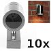 Produktbild 10er Set Gartenlampe Wandleuchte Arezzo 2605.009 GU10