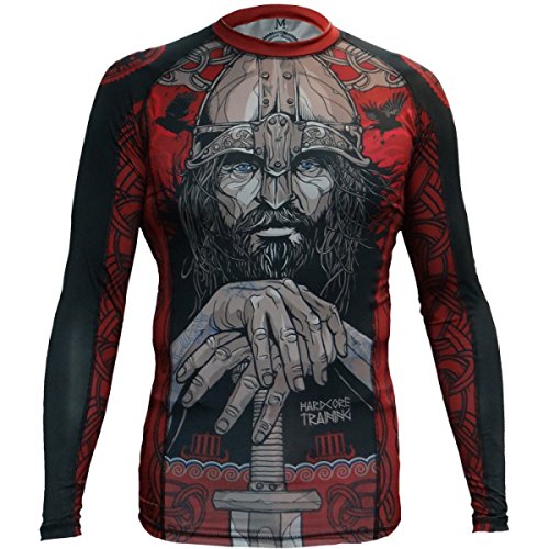 Rashguard Hardcore Training Viking 3.0-m MMA BJJ Fitness Grappling Camiseta de compresión