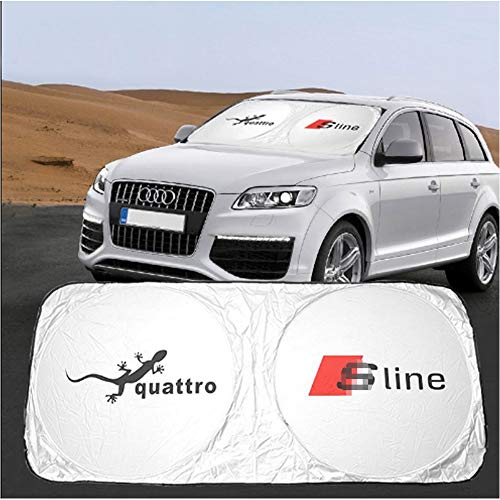 YIKA, Parasole per Parabrezza Auto, blocca i Raggi UV, per Audi sline A4LA6LA5A7A8A1Q5Q3A3Q7