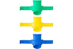 GNHG 3 Piezas Clip con Boquilla Dispensadora para Bolsas – Cierre Hermético Reutilizable 12 cm, Anti-Fugas, para Bolsas de Alimentos, Snacks, Especias, Congelados, Cocina y Organización