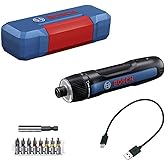 Bosch Professional Bosch Professional GO 3 Ak&uuml;l&uuml; Vidalama Makinesi (USB Cable A-C, 8 pcs screwbits, Extender, Case)