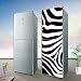 Produktbild HHYS Aufkleber Decals Dekoration Kühlschrank Selbstklebende Vinyl Kühlschrankschränke HD Inkjet Zebra,60X180cm(23.6''X70.8'')