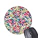 Produktbild Gaming Mouse Pad Wunderschöne Vintage Rosen Blumen Aquarelle Leoparden Design für Desktop und Laptop 1 Pack Herzförmige Mauspad