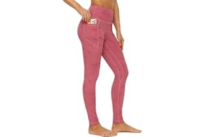 AMYTIS LINGERIE AMYTIS High Waisted Gym Leggings for Women UK,Stretch Soft Yoga Pants for Women, Tummy Control Workout Sports Exercise Running Leggings with Pockets