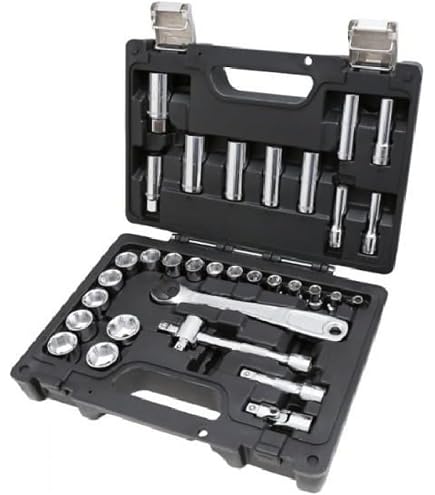 Set Di 20 Chiavi A Bussola Esagonali Beta BW 923E/C25 + 5 Accessori, In Cassetta Di Plastica - Assortimento Professionale
