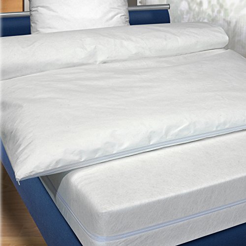 Preisvergleich Produktbild JEMIDI Allergie Schonbezug Hausstaubmilben für Bettwäsche und Matratze Allergiebezug Allergieschonbezug Schonbezug Allergiker Milber Bettbezug 135cm x 200cm