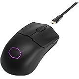 Cooler Master MM712 RGB-LED Mouse da Gioco Wireless Ibrido Ultraleggero 59g - Sensore Ottico PAW3370 19K DPI, Interruttori Ot