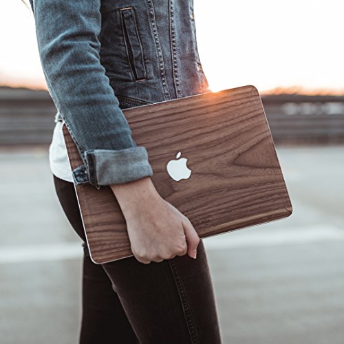 Woodcessories EcoSkin – MacBook 13 Air & Pro Cover, Schutz, aus echtem Holz, Apfellogo (FSC-zertifiziert – Bambus) - 7