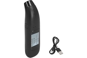 ATYHAO Tester Alkoholu, Alkomat DC5V 1A Typu Dmuchania Wysoka Dokładność Szybkie Sprawdzanie Miernika Alkoholu Przenośne Narzędzie do Wykrywania Alkoholu dla Kierowcy