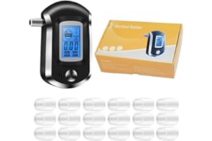 CIFFRA Alcohol tester with 20 ports and portable alcohol tester with LCD display, professional alcohol tester, digital fast and high-precision