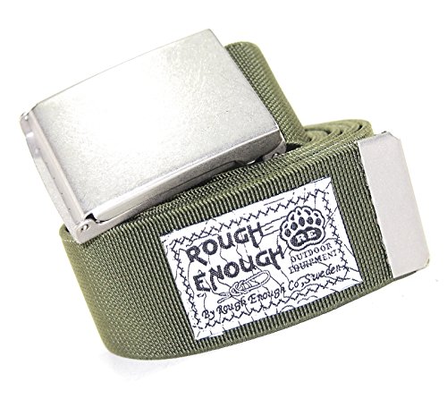 Preisvergleich Produktbild Rough Enough Militär Army Green lange elastischem Gürtel
