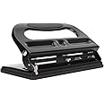 3 Hole Punch Adjustable Desktop Hole Puncher Paper Hole Punching Machine, Paper Document Book Voucher Hole Puncher