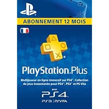 PlayStationPlus : abonnement de 12 mois [Code Jeu PSN PS4 - Compte français]