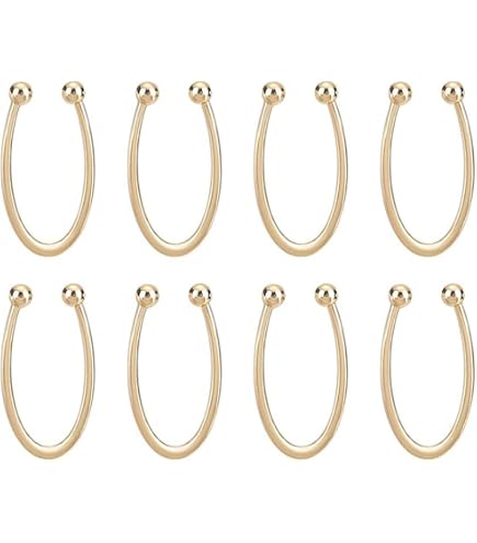 8 Fermoirs En U En Métal Doré Pour Bikini – Alliage, Environ 7 Cm, Pour Costumes, Lingerie, Couture DIY - 10
