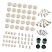 Produktbild Sharplace 90er Weiche Wolle Filz Polieren Polieren Radsatz Für Drehwerkzeug 1/8 ''3mm
