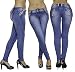 Pump Up (Push Up) figure molding jeans. Ladies, Girls, Women's quality stretchy grey Denim Backside-lifting jeans with our own unique design.