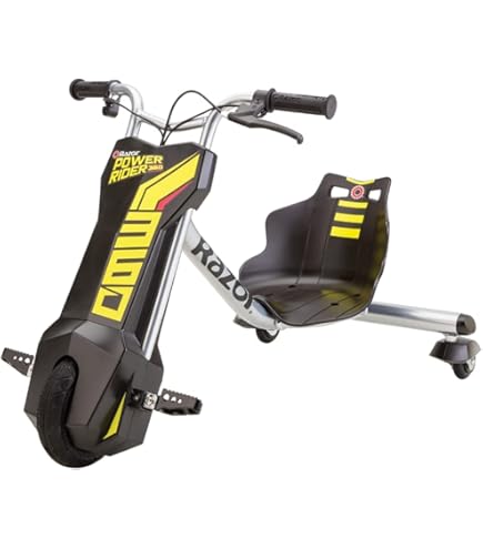 Razor DXT Drift Trike Yellow, One Size : Buy Online at Best Price
