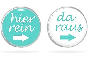 Miss Lovie ® Lustige Ohrringe Damen Ohrringe Ohrringe Hier Rein Da Raus Männer Witzig Ohrstecker Damen Cabochon Edelstahl Schwarz Silber Lustige Geschenke