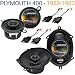 Plymouth 400 1982-1983 Factory Speaker Upgrade Harmony R35 R68 Package New RS.16193.00