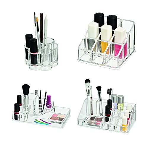 WENKO 20989100 Lippenstift Organizer Femme, Kunststoff – Acryl, 9 x 6.5 x 9 cm, Transparent - 7
