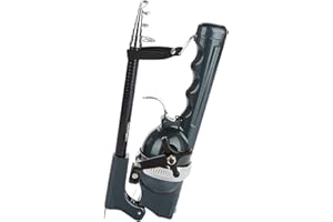 FRDHEE Caña de Pescar y Carrete, Caña de Pescar Telescópica Portátil Mini Caña de Pescar Integrada Plegable de Plástico para Viajes Pesca de Agua Dulce en Agua Salada