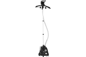 HOMCOM Défroisseur vapeur vertical défroisseur à vêtements 1,4 L 1950 W débit vapeur 30g/min tige telescopique noir
