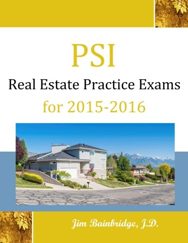 Preisvergleich Produktbild PSI Real Estate Practice Exams for 2015-2016