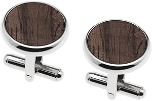 The Lord of the Tools 1 Paar Naturholz Manschettenknöpfe Mode Klassisches Hemd Manschettenknöpfe Ärmel Manschettenknopf Schmuck Zartes Geschenk für Männer Vater Bräutigam Kleidung Dekoration Zubehör