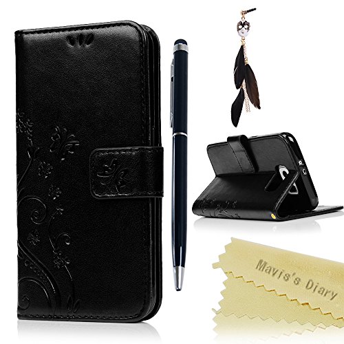 Funda para Samsung Galaxy S6 Libro de Cuero Impresi  n Con Tapa y Cartera Correa de mano - Mavis s Diary Carcasa PU Leather Con TPU Silicona Case Interna Suave Soporte Plegable Ranuras para Tarjetas y Billetera Cierre Magn  tico - Funda Hecho para Samsung Galaxy S6