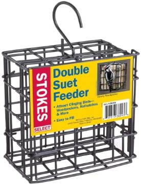 Stokes Select Double Suet Bird Feeder, Two Suet Capacity