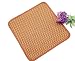 Produktbild Haustier liefert Geschenk Doppelgebrauchs-Haustier-Matte, doppelseitiger Hundekatzen-Welpen-abkühlender Auflage-Kissen-kalter Sommer-Bett-Bambusmatte-Eis-Schlafen für Sommer u. Winter -45 * 45cm