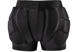 WOSAWE Protective 3D Padded Shorts, Youth/Adults EVA Hip Butt Tailbone Protective Gear for Snowboard Skiing Cycling Biking Hockey Roller