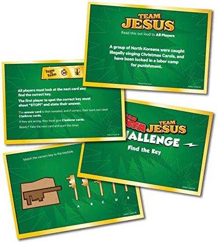 Santa VS Jesus - The Epic Christmas Party Card Game for Families, Friends, Adults, Large Groups and board game enthusiasts.