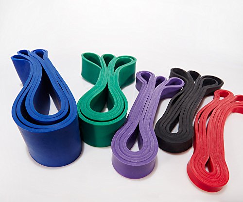 Suprfit Strength Band | Resistance | Widerstandsband | Fitness- Trainings Band | Crossfit Freeletics Bodybuilding Kraft Training | Latex | 102,5 cm | Extra Leicht bis Super Stark | verschiedene Farben - 3