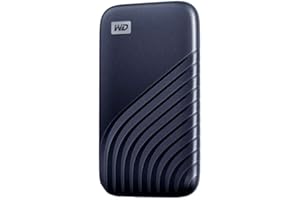 WD My Passport SSD, 1TB SSD Esterno, SSD portatile con tecnologia NVMe, USB-C, con velocità di lettura fino a 1050 MB/s, 1000 MBs in scrittura, funziona con PC, Xbox e Playstation, Blu